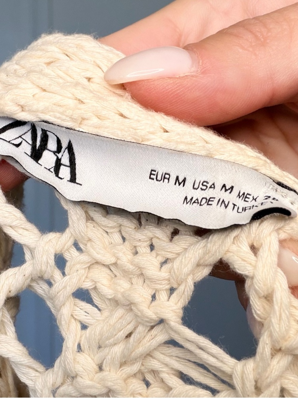 Zara Crochet Chunky Knit Cardigan - Picture 10 of 13